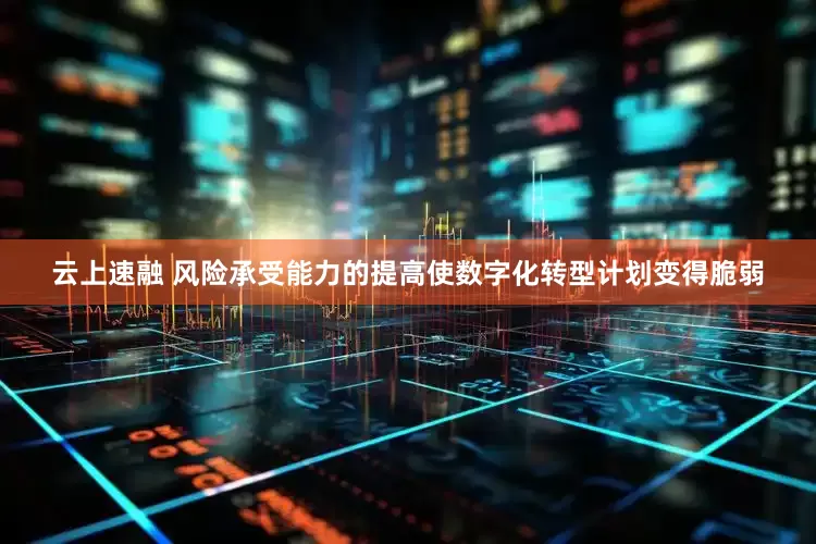云上速融 风险承受能力的提高使数字化转型计划变得脆弱