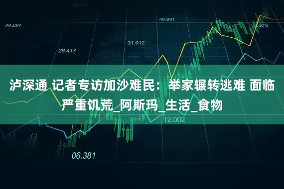 泸深通 记者专访加沙难民：举家辗转逃难 面临严重饥荒_阿斯玛_生活_食物